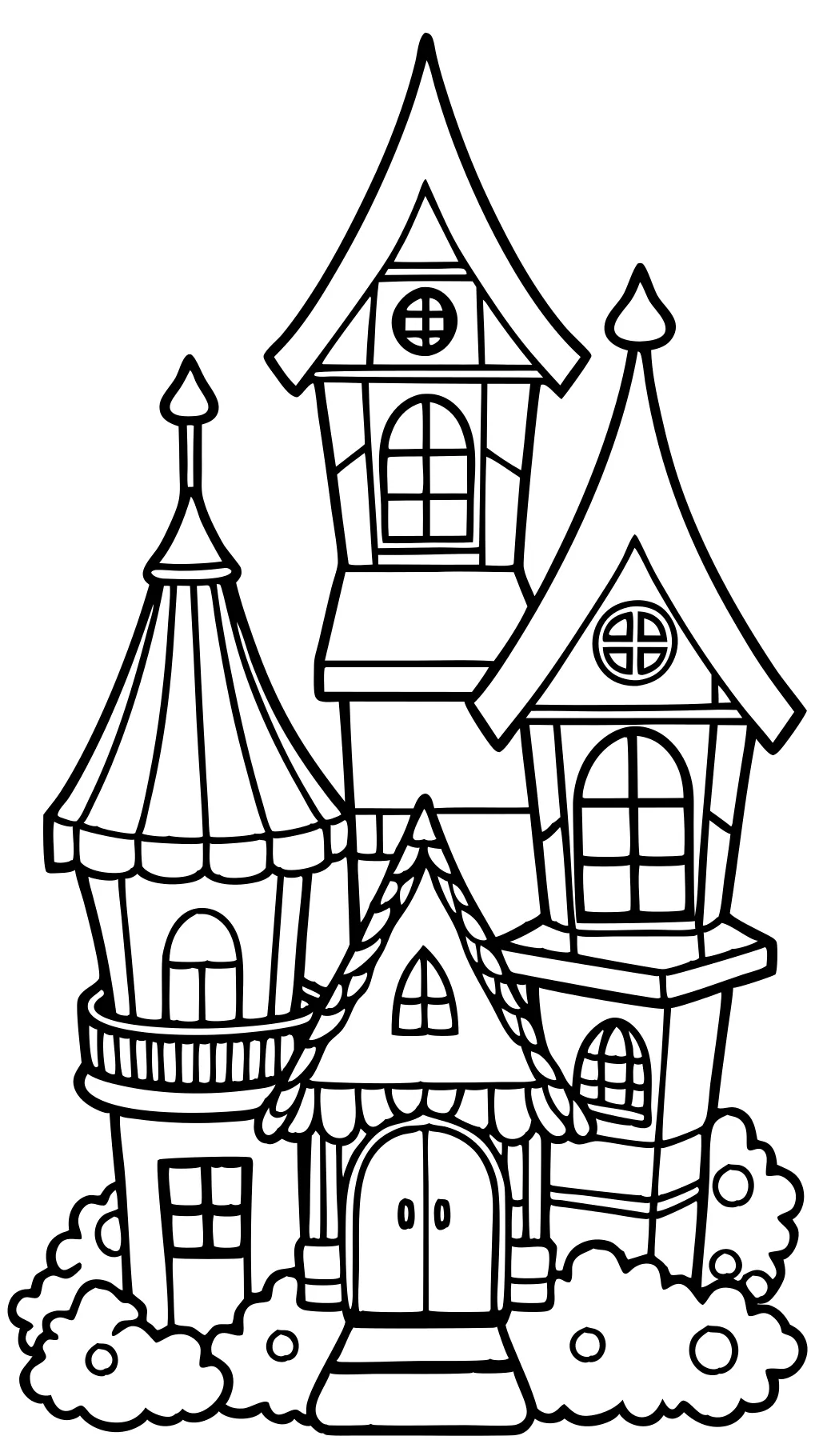 free coloring pages houses